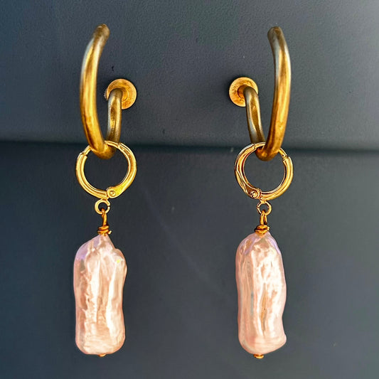 Long Pearl Earrings