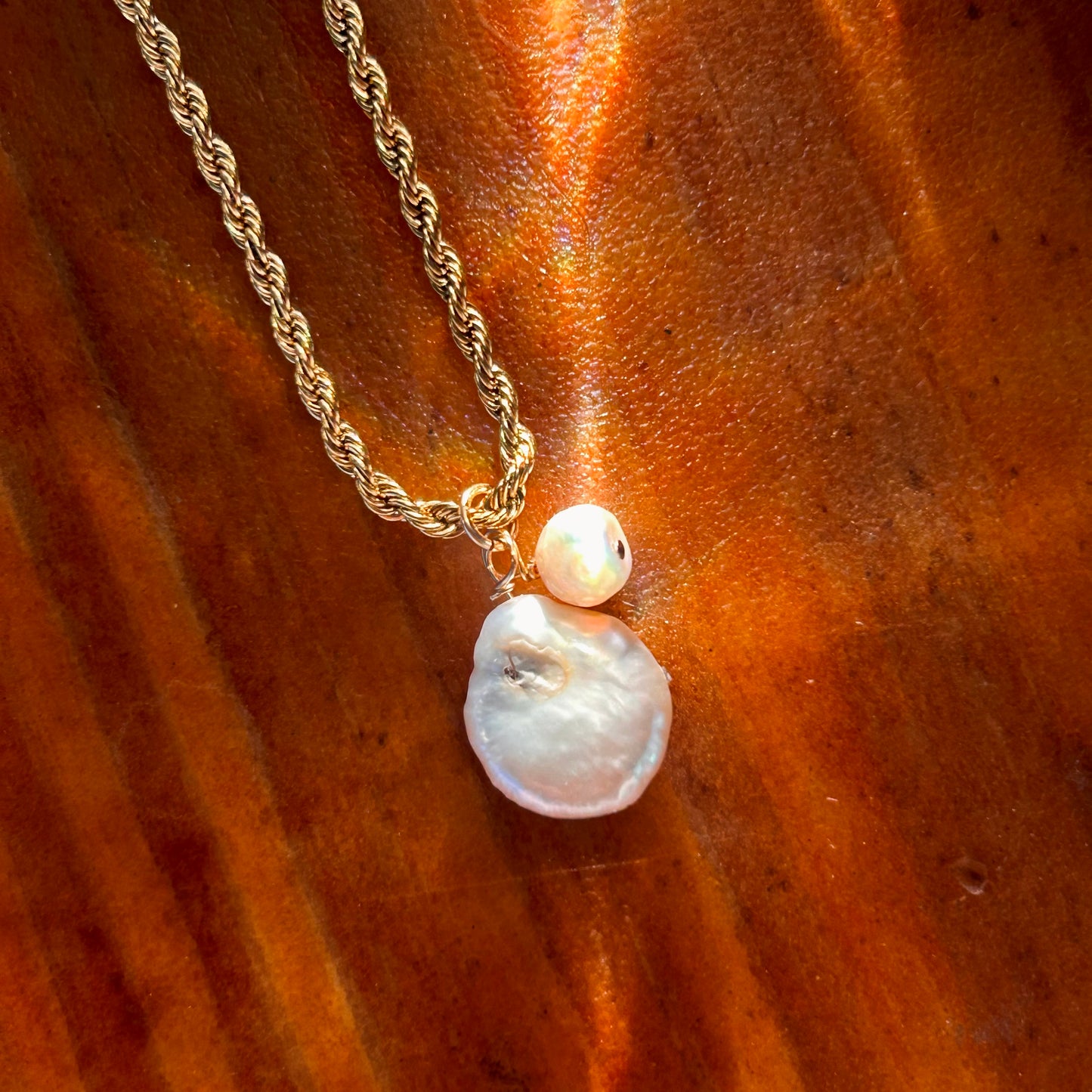 Twin Pearl Necklace